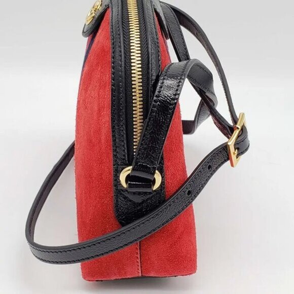 Brand New Gucci GG Ophidia GG Suede Leather Shoulder Bag 900-022522 - Picture 5 of 11